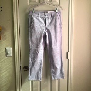 Loft light blue girlfriend chino pants